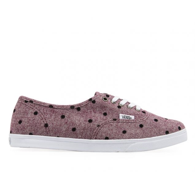 VANS |AUTHENTIC | LO PRO | BURGANDY/ΑΣΠΡΟ